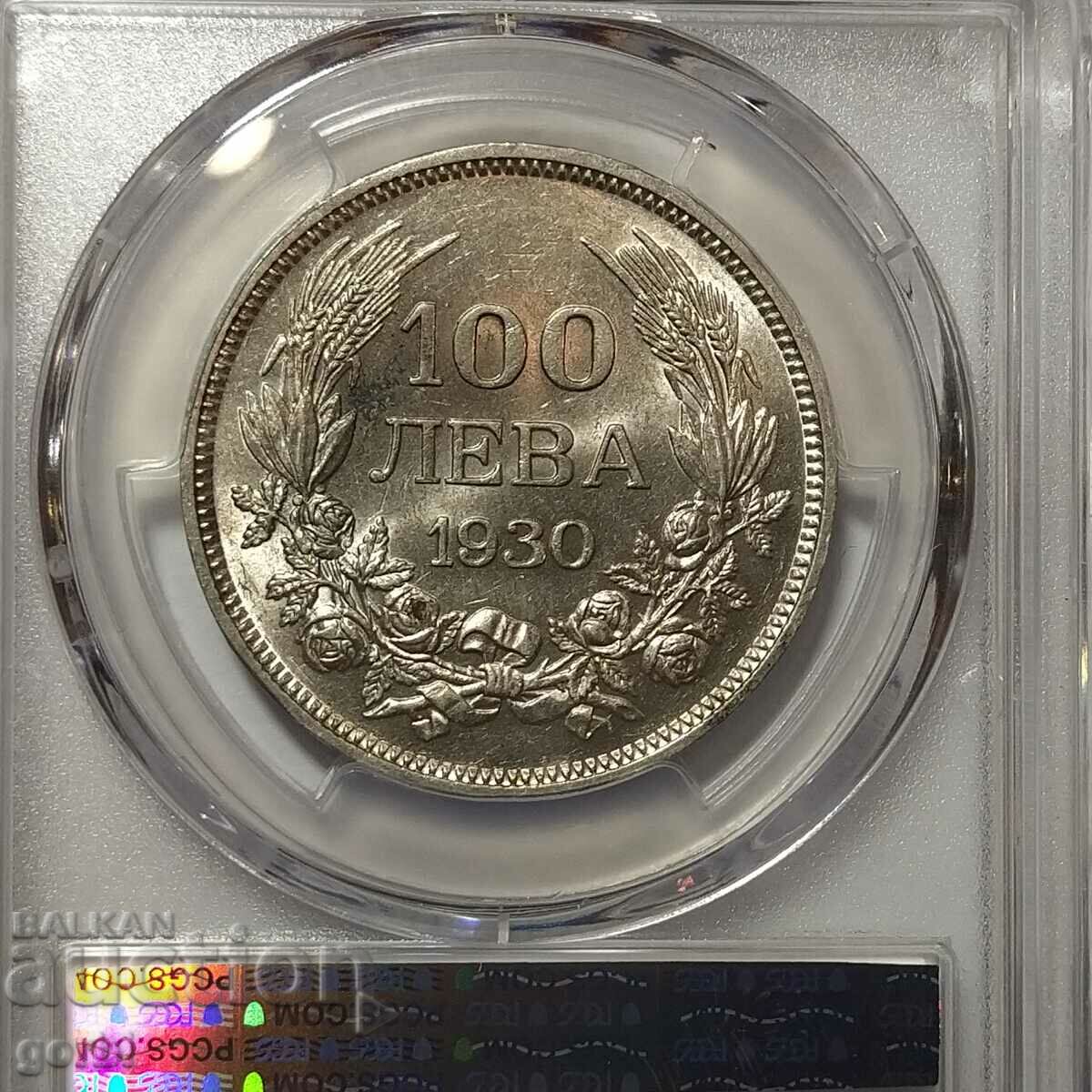 100 BGN 1930 MS62 PCGS - 7 100 BGN 1930 MS62 PCGS - 7