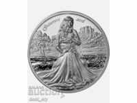 Silver 2 oz Lady Guinevere - Camelot 2016