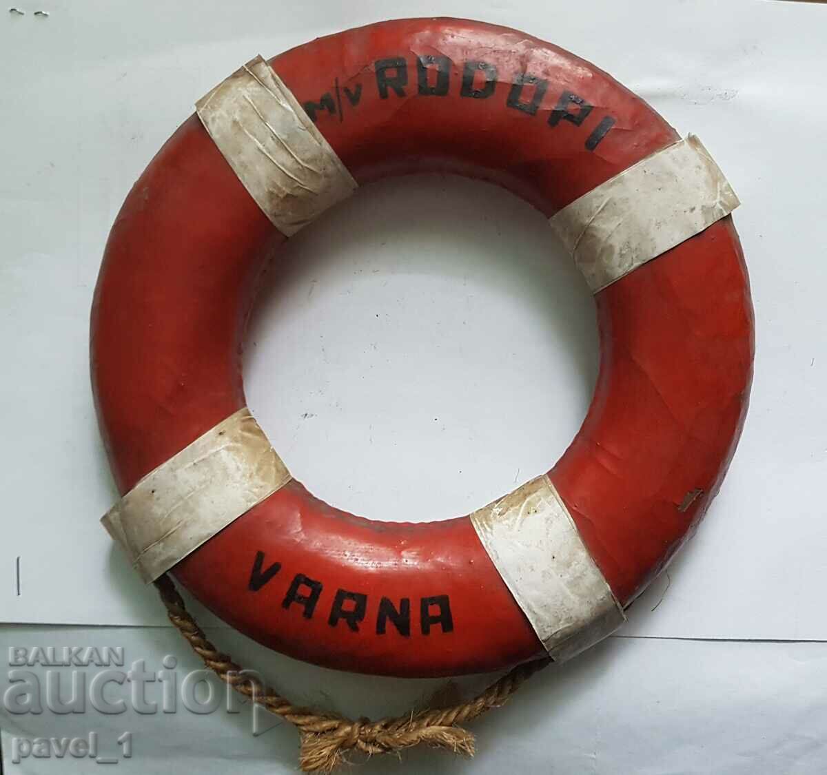 Rescue belt-souvenir of M/C "Rodopi"