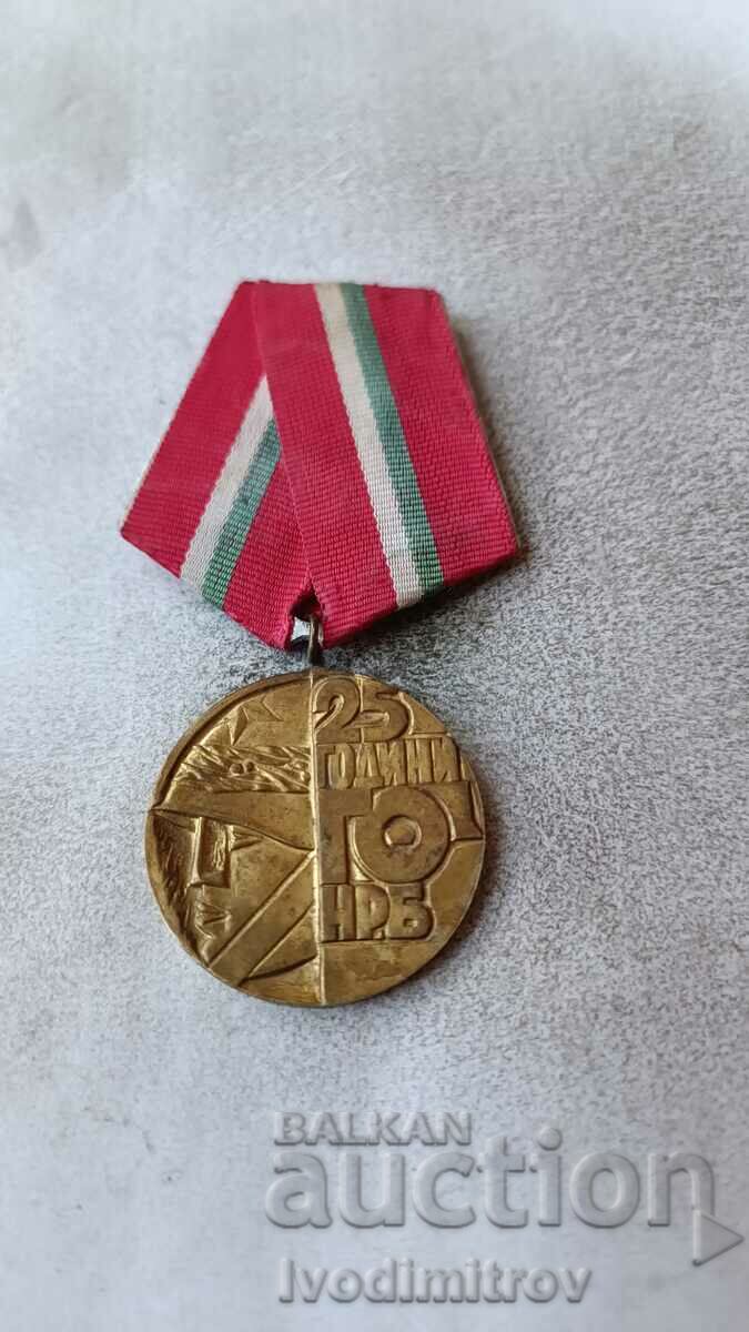 Medal for 25 years of Civil Defense in NRB