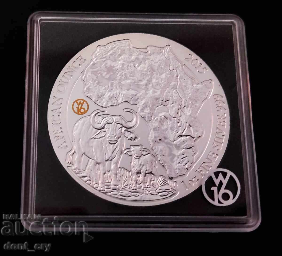 Delivery of Silver 1 oz Buffalo 2015 Rwanda Africa W16 Delivery of Silver 1 oz Buffalo 2015 Rwanda Africa W16