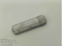 Old metal medicine box Aspirin