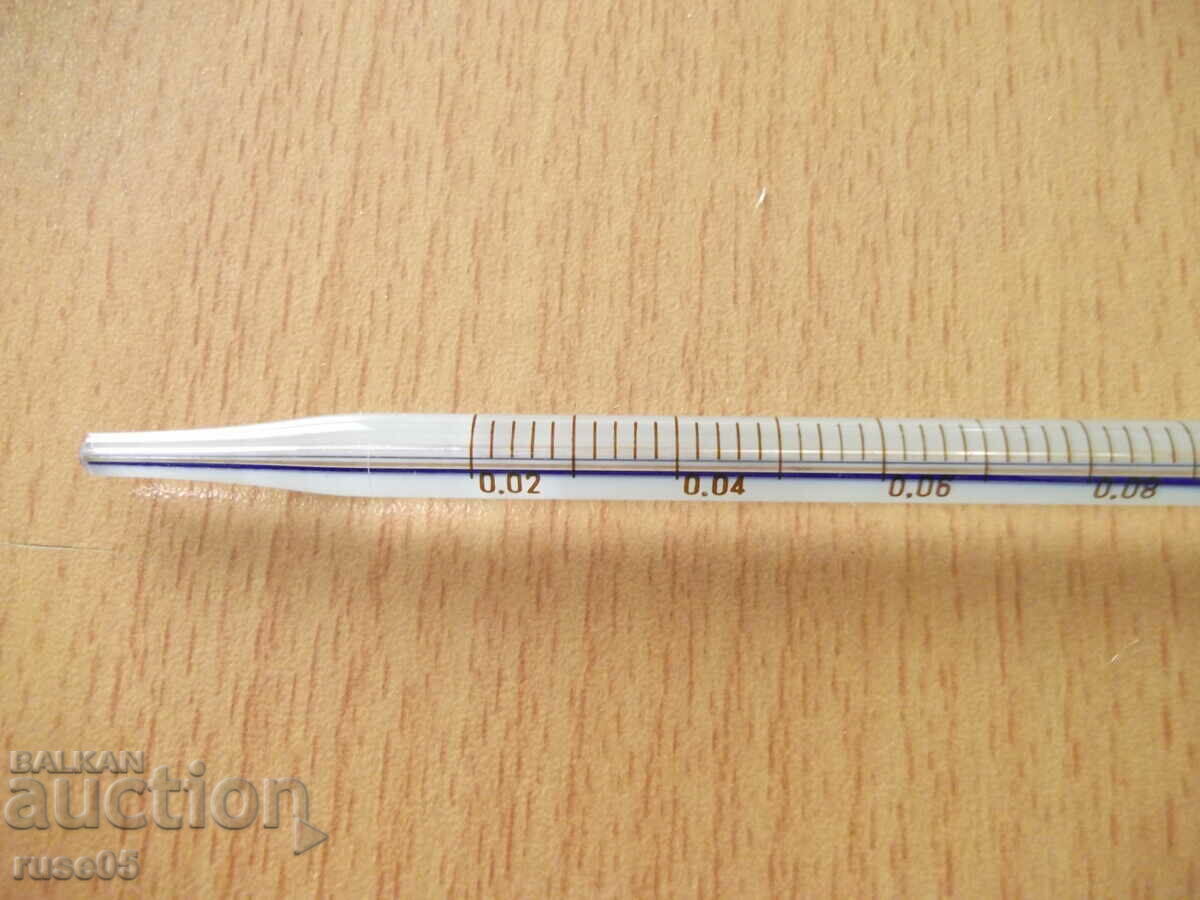 Graduated glass transfer pipette - 1 - 6 Graduated glass transfer pipette - 1 - 6
