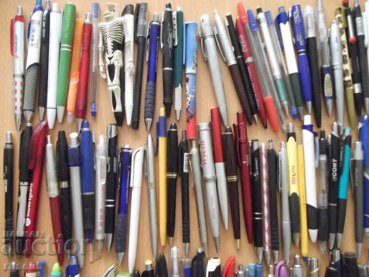 Lot of 130 pens with price 90.00 BGN | € 46.02 Lot of 130 pens with price 90.00 BGN | € 46.02