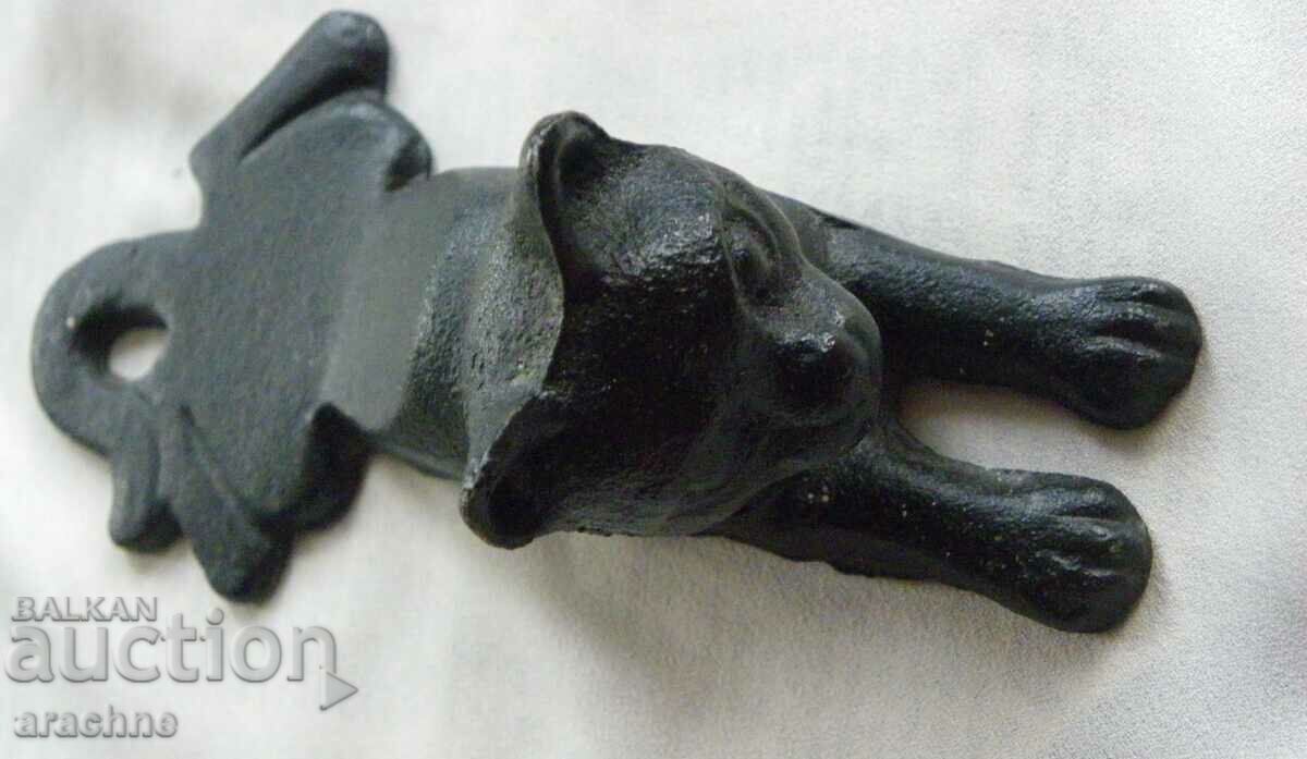 Auction Old British Cast Iron Cat Door Stopper Auction Old British Cast Iron Cat Door Stopper