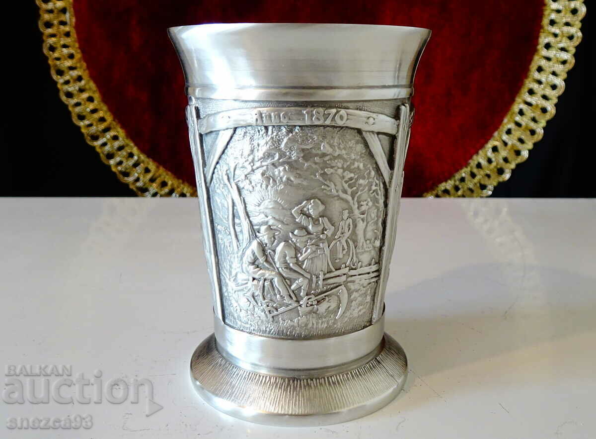 Delivery of Tin wine cup, three romantic paintings Delivery of Tin wine cup, three romantic paintings