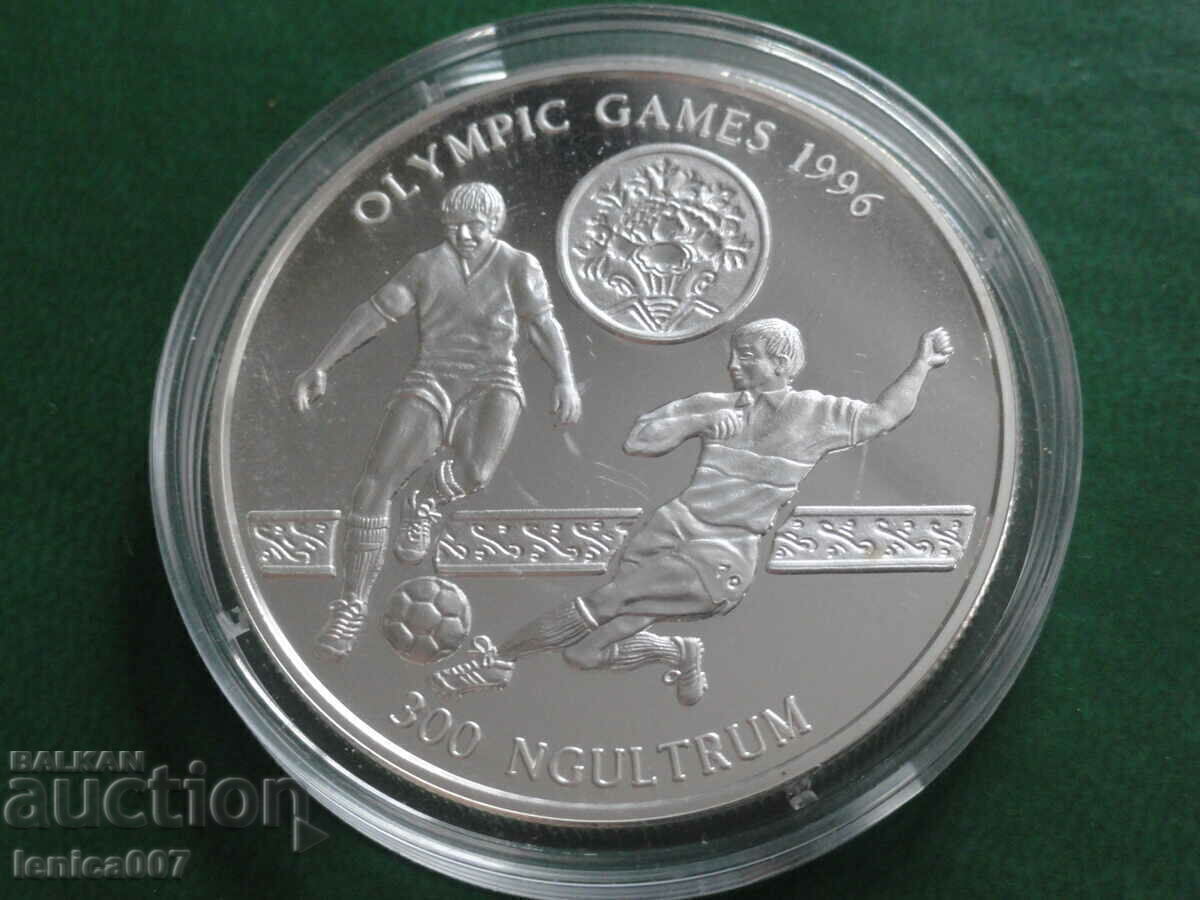 Auction Bhutan 1993 - 300 Ngultrum "XXVI LOI, Atlanta '96" Auction Bhutan 1993 - 300 Ngultrum "XXVI LOI, Atlanta '96"