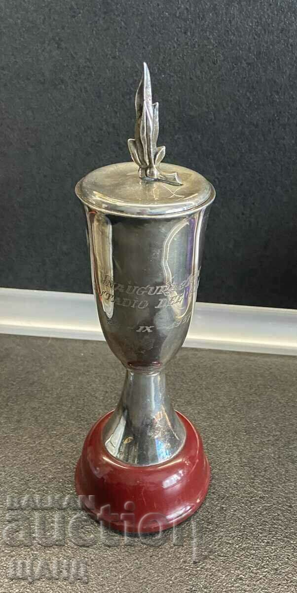 1957 Italy Metal Silver Plated Award Cup