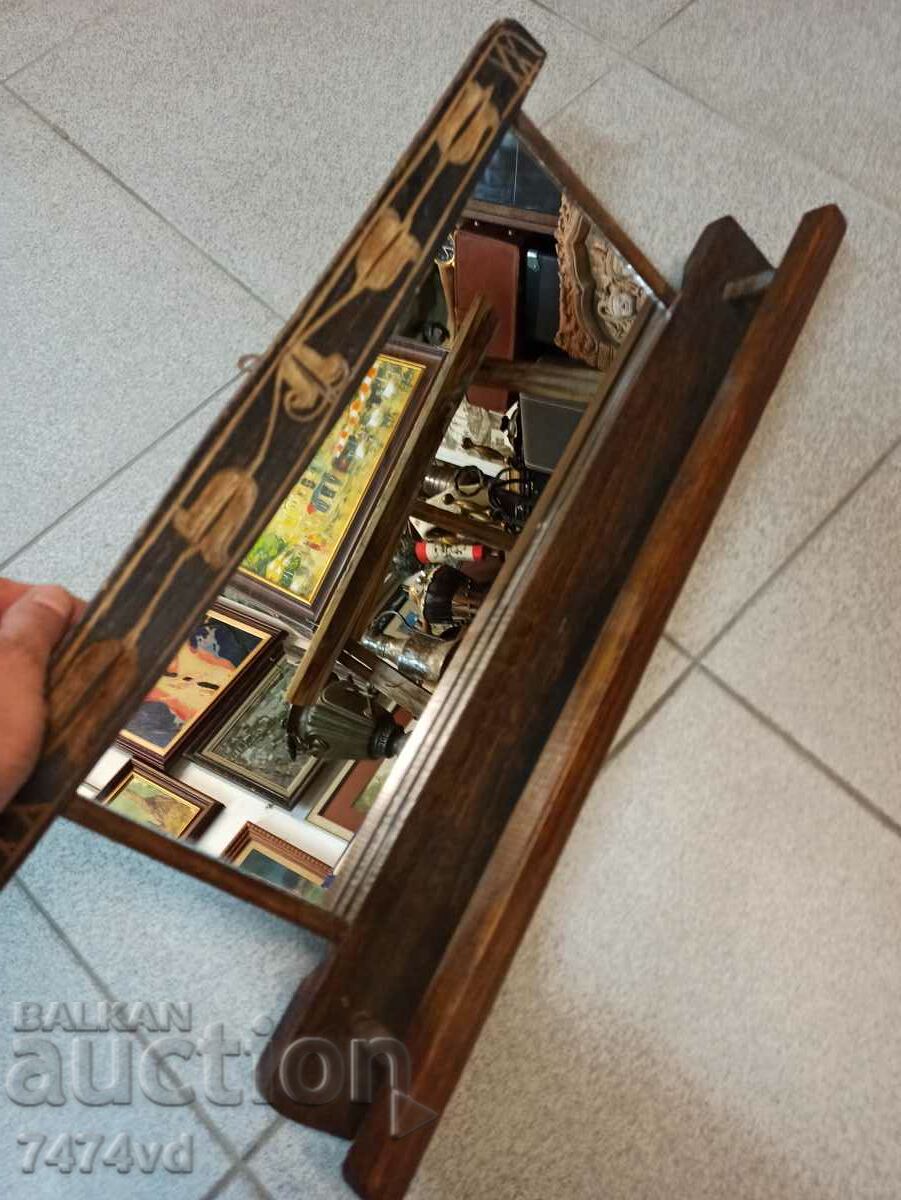 SOC WOODEN TOWEL RACK WITH MIRROR with price 50.00 BGN | € 25.56 SOC WOODEN TOWEL RACK WITH MIRROR with price 50.00 BGN | € 25.56