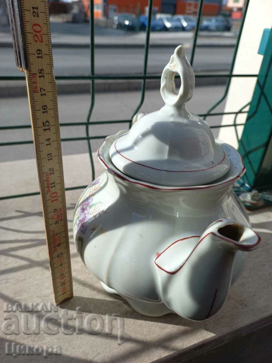 Auction OLD BULGARIAN PORCELAIN KETTLE Auction OLD BULGARIAN PORCELAIN KETTLE