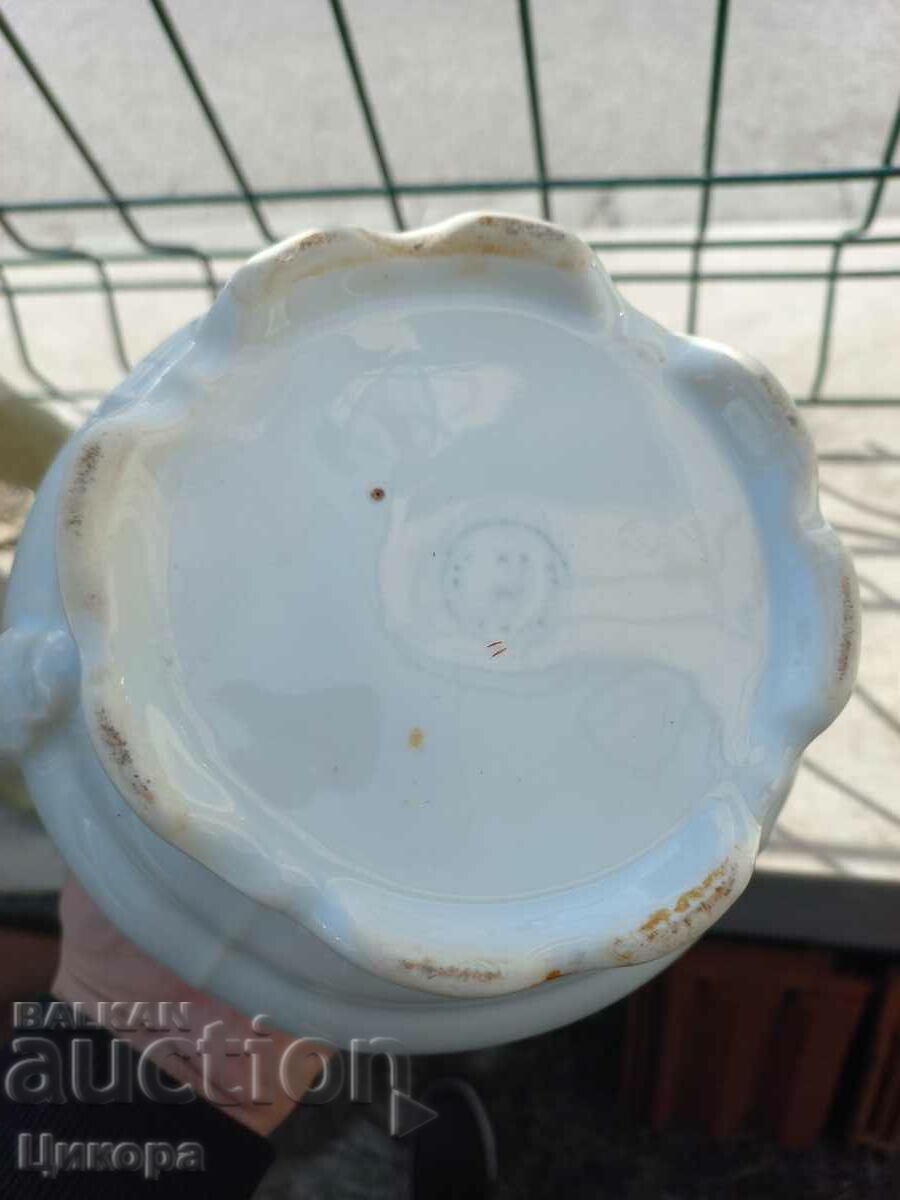 OLD BULGARIAN PORCELAIN KETTLE - 6 OLD BULGARIAN PORCELAIN KETTLE - 6