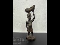 Ebony African wooden figure. #5053