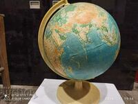 Globe, old, large, from the time of the Soviet Union, produced 50 cm/35 cm