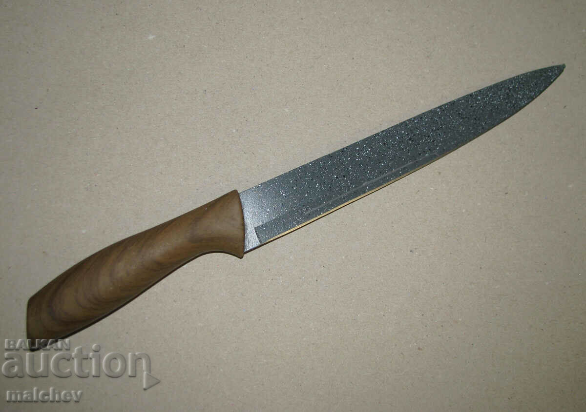 Κεραμικό μαχαίρι κουζίνας 32/3 εκ. λαστιχένια λαβή, διατηρημένο