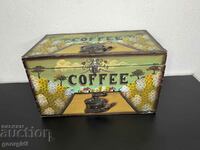 Large decorative coffee box. #5061