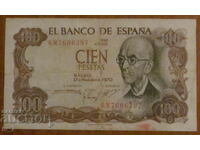 100 pesetas 1970, Spain