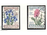 1974. Дания. Цветя - Ботаническата градина в Копенхаген.