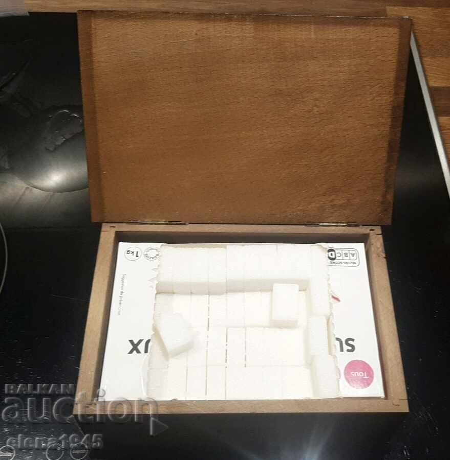 Δημοπρασία Ξύλινο κουτί ζάχαρης Δημοπρασία Ξύλινο κουτί ζάχαρης