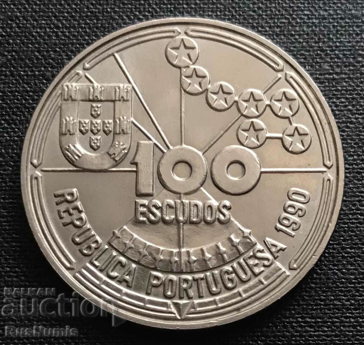 Portugal. 100 escudos 1990. Astronavigation. UNC. with price 9.00 BGN | € 4.60 Portugal. 100 escudos 1990. Astronavigation. UNC. with price 9.00 BGN | € 4.60