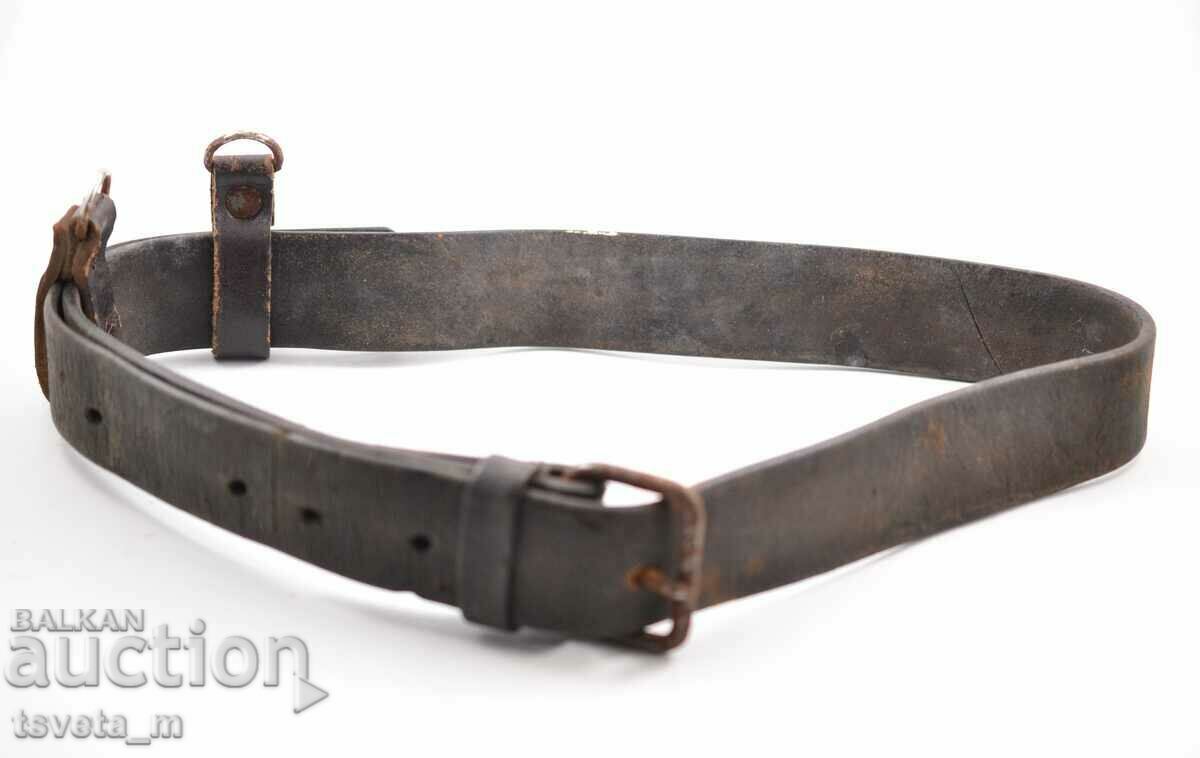Leather military belt, CB or wounded social.