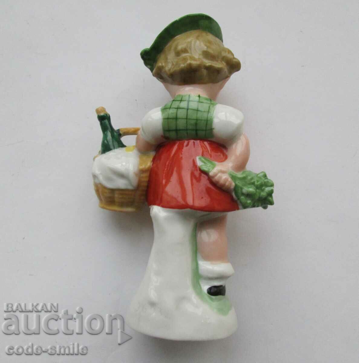 Auction Old porcelain statuette figure girl porcelain Germany Auction Old porcelain statuette figure girl porcelain Germany