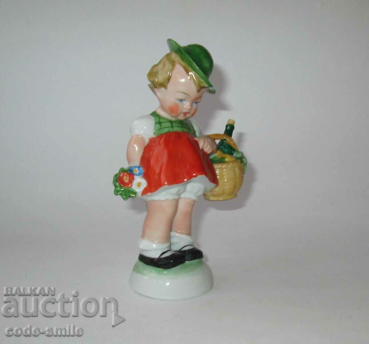 Old porcelain statuette figure girl porcelain Germany - 5 Old porcelain statuette figure girl porcelain Germany - 5