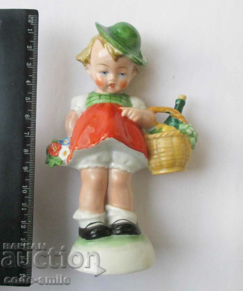 Old porcelain statuette figure girl porcelain Germany - 7 Old porcelain statuette figure girl porcelain Germany - 7
