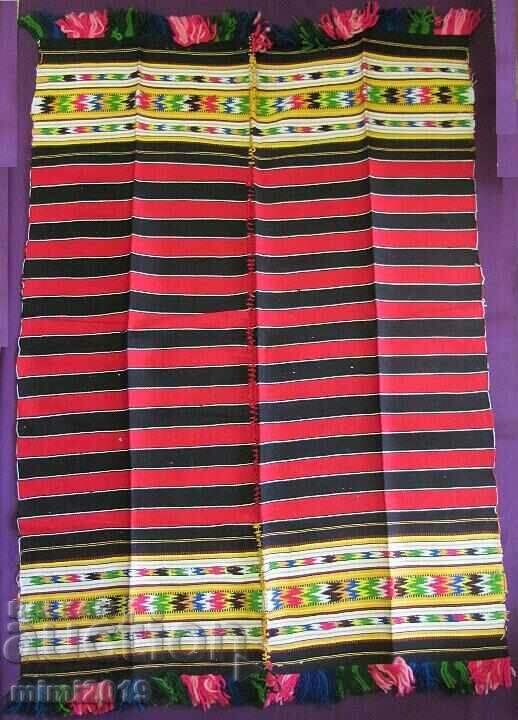 19th Century Folk Art Hand Woven Rug Rhodope Motifs with price 45.00 BGN | € 23.01
