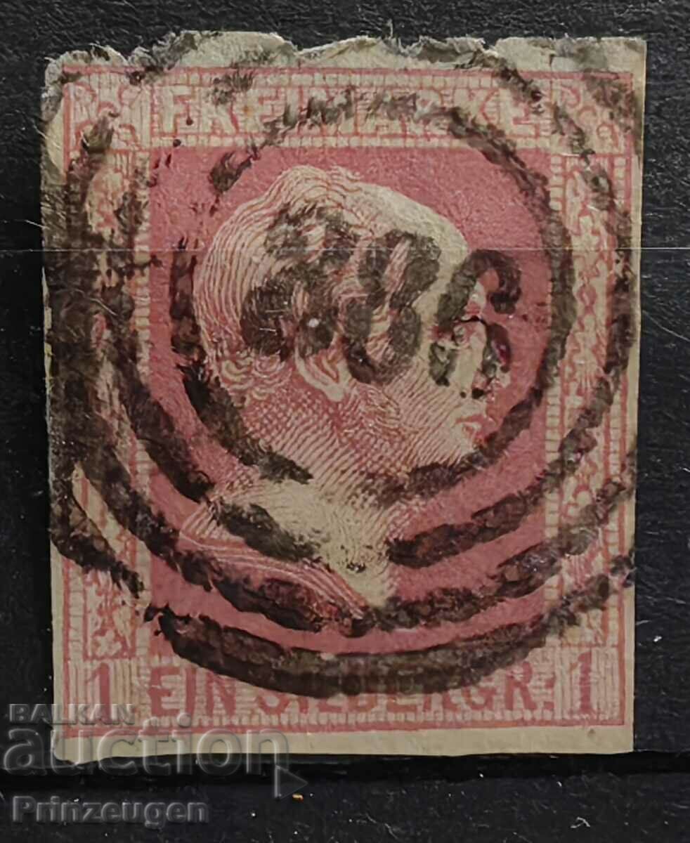 Old Germany - Prussia - 1858 - Michel No:10 8