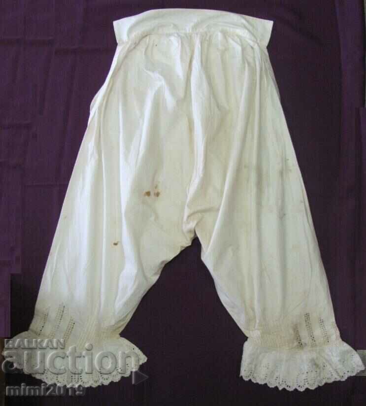 19th Century Lingerie, Cotton Briefs Victorian Style - 7 19th Century Lingerie, Cotton Briefs Victorian Style - 7