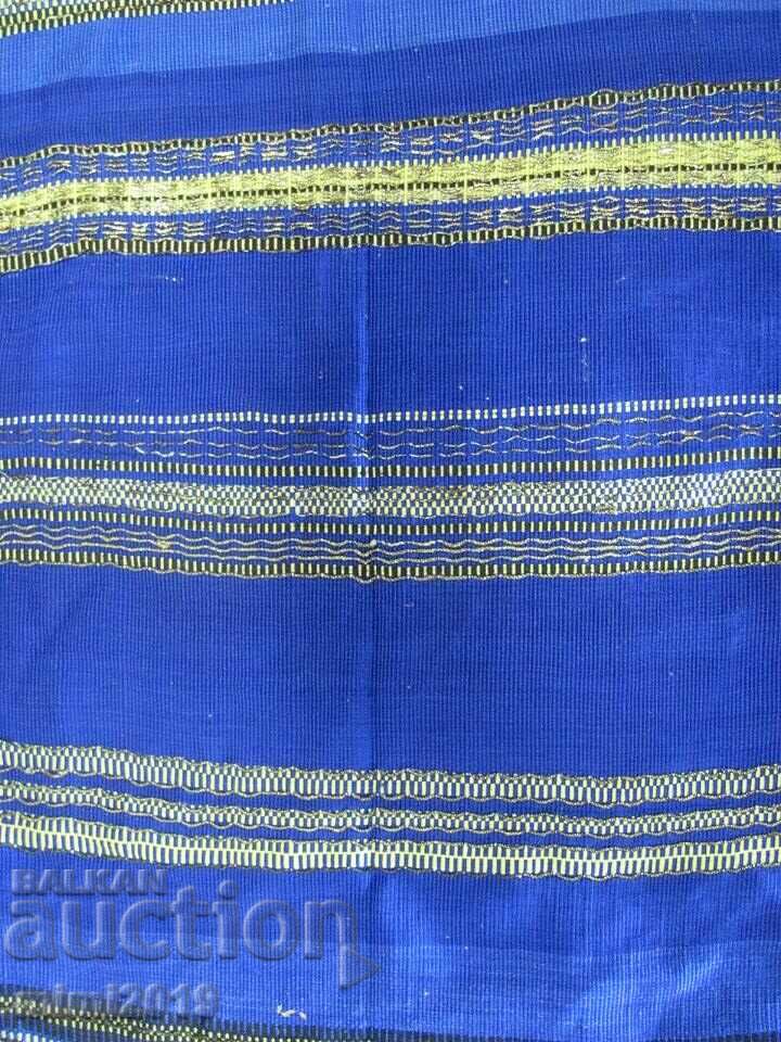 19th Century Folk Art Dress Apron Gold Tinsel - 6