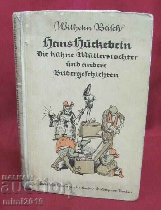 1930 Children's Book Wilhelm Busch Berlin Germany