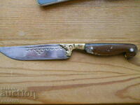 old knife with bronze fittings