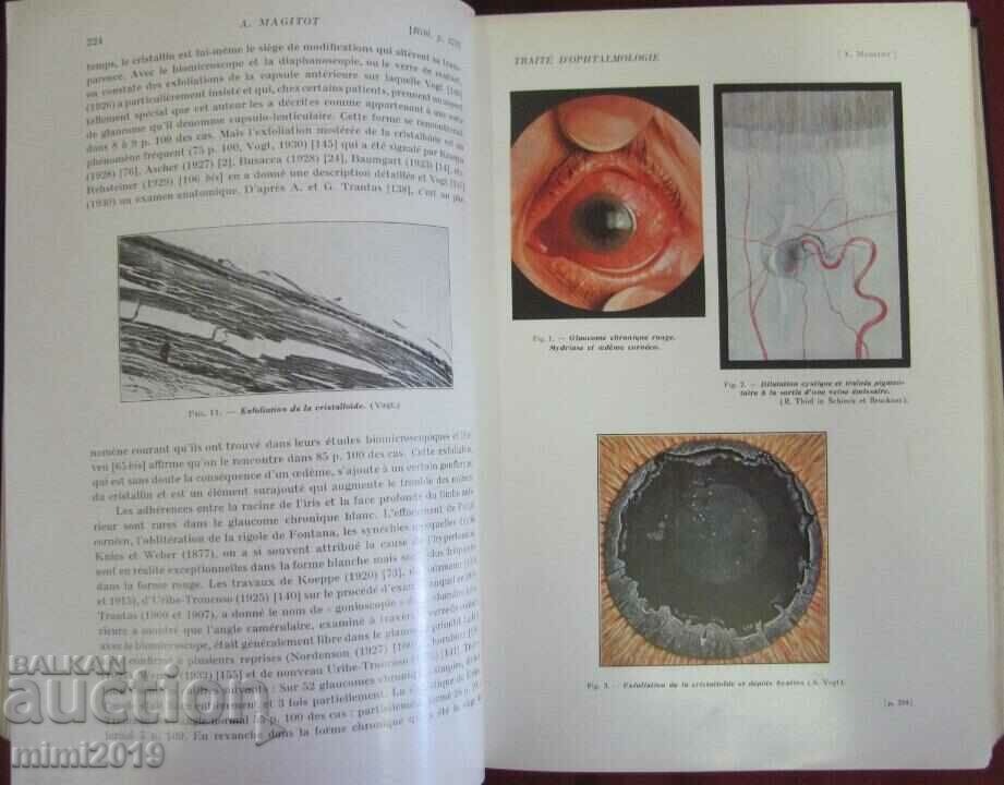 Auction 1939 Old Medical Book OPHTALMOLOGIE 6th Volume Auction 1939 Old Medical Book OPHTALMOLOGIE 6th Volume