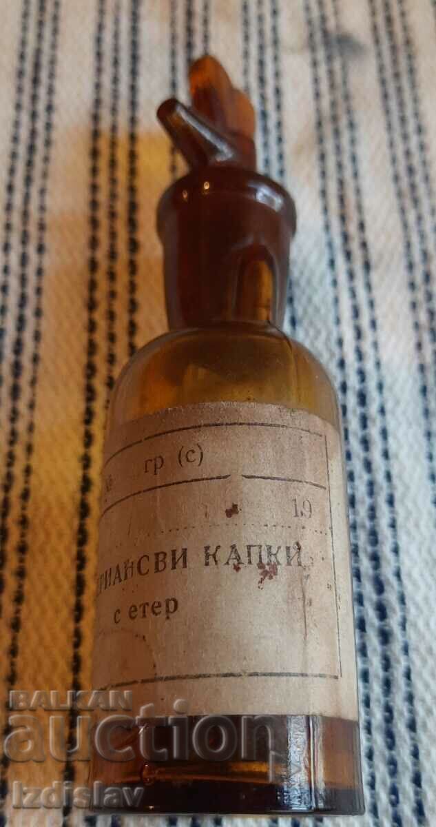 Доставка на Старо аптекарско шише от валерианови капки Доставка на Старо аптекарско шише от валерианови капки