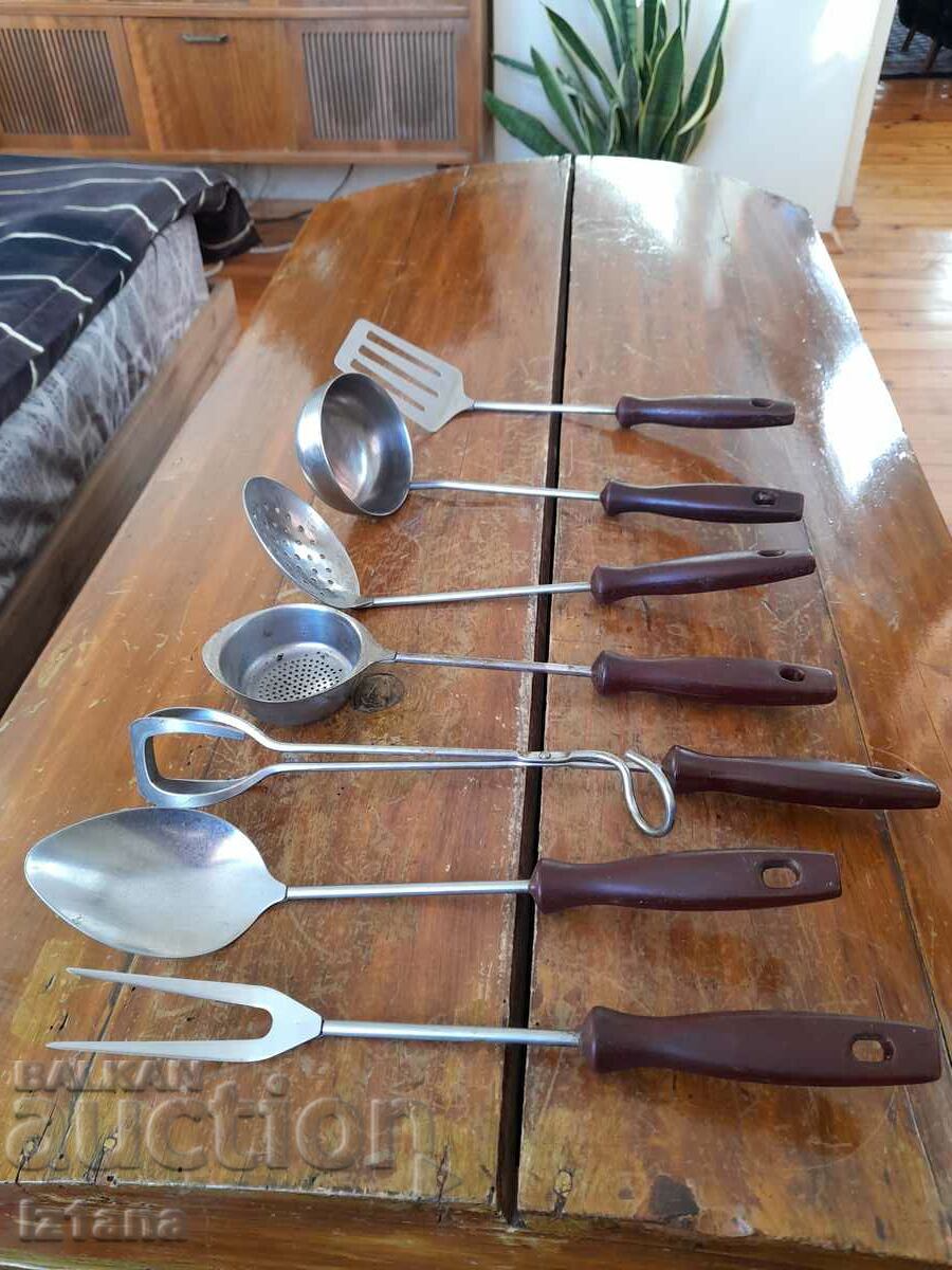 Old kitchen utensils, tools