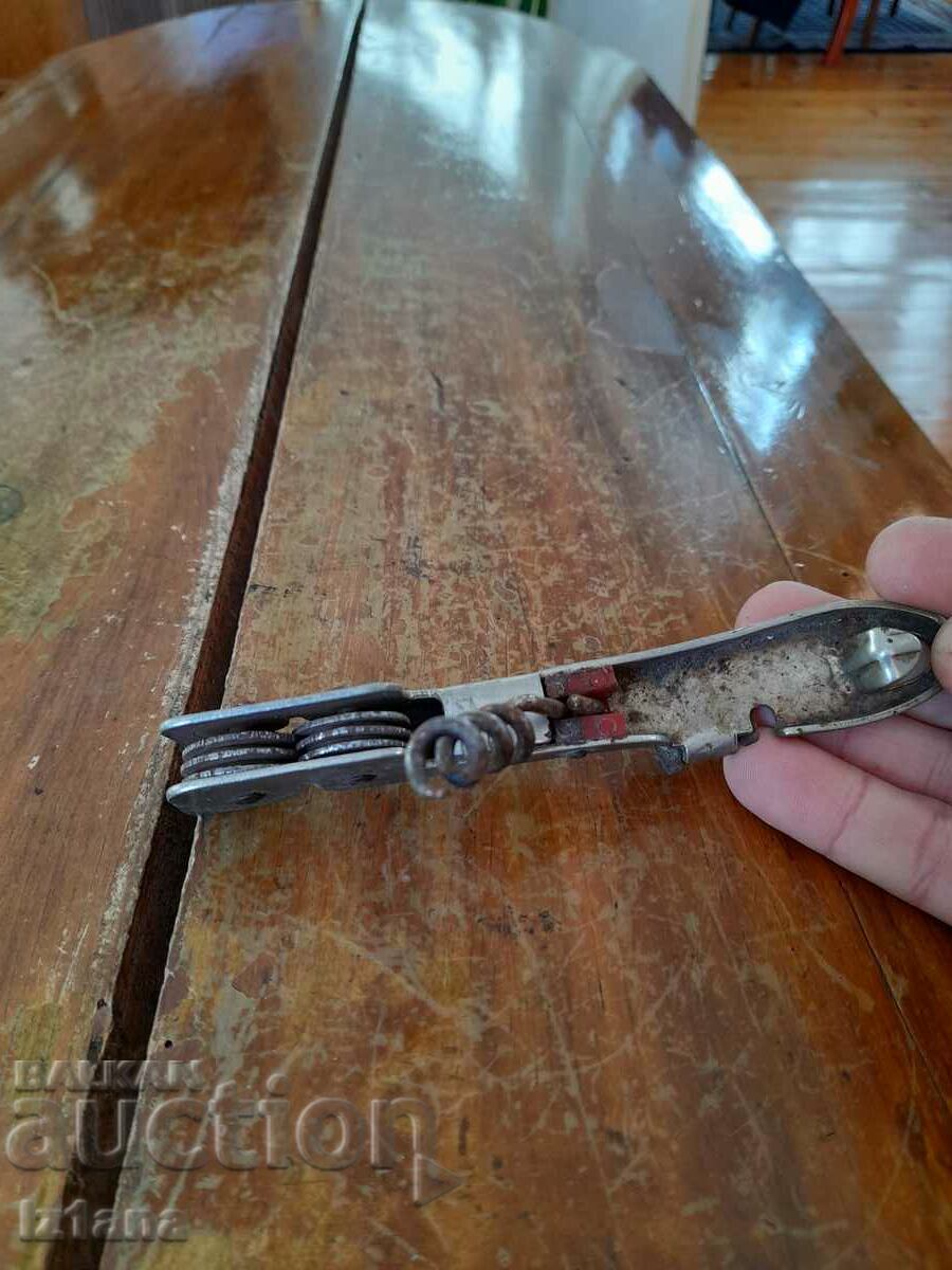 Delivery of Old can opener, sharpener