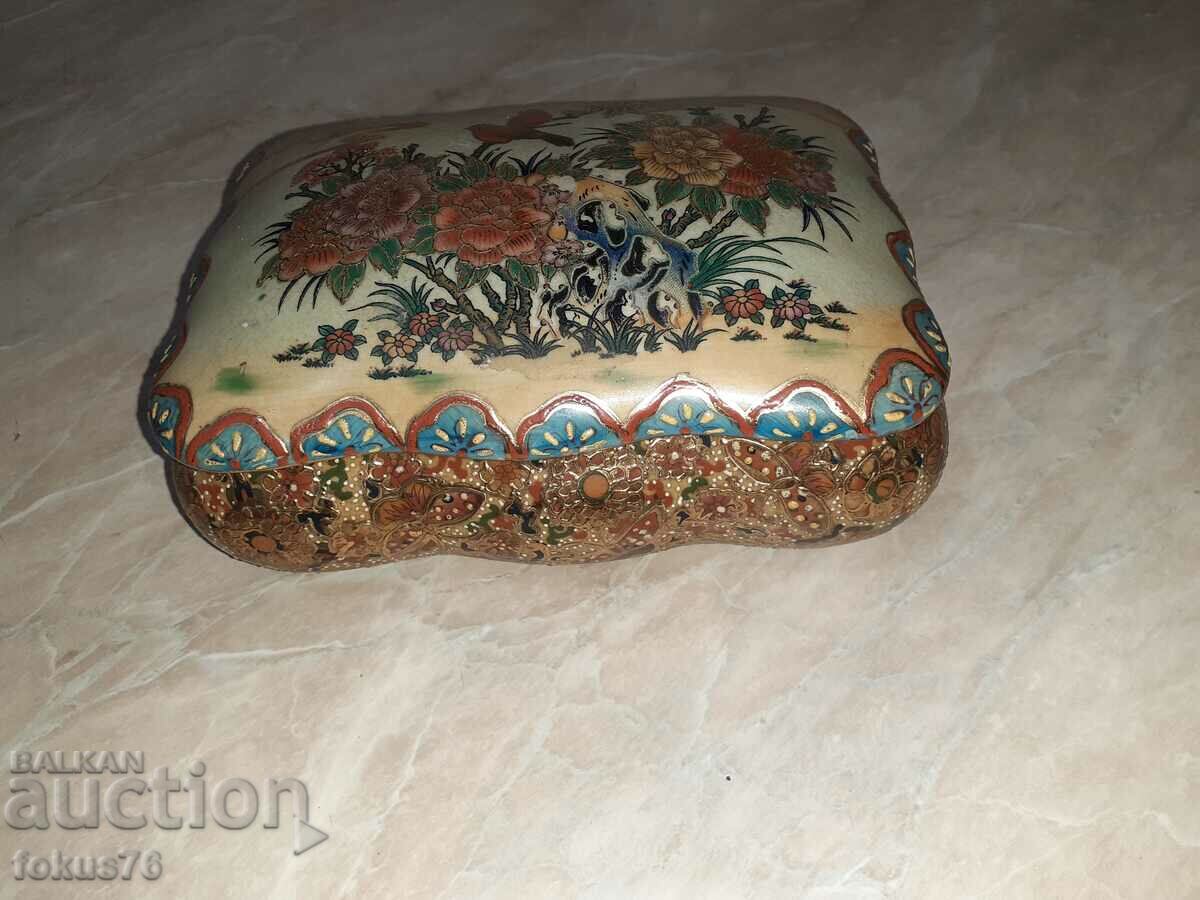 A great old Chinese box jeweler porcelain satsuma - 5 A great old Chinese box jeweler porcelain satsuma - 5