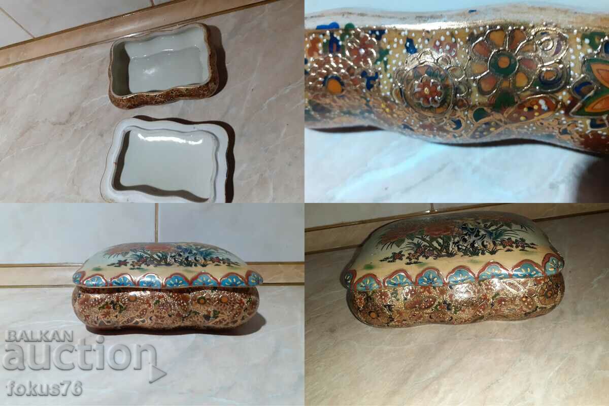 A great old Chinese box jeweler porcelain satsuma - 7 A great old Chinese box jeweler porcelain satsuma - 7