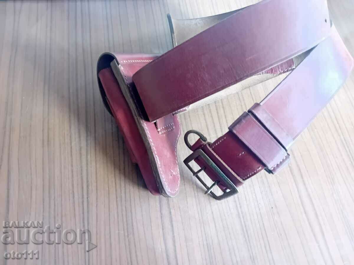 Auction BELT WITH HOLSTER FOR WALTER PPK Auction BELT WITH HOLSTER FOR WALTER PPK