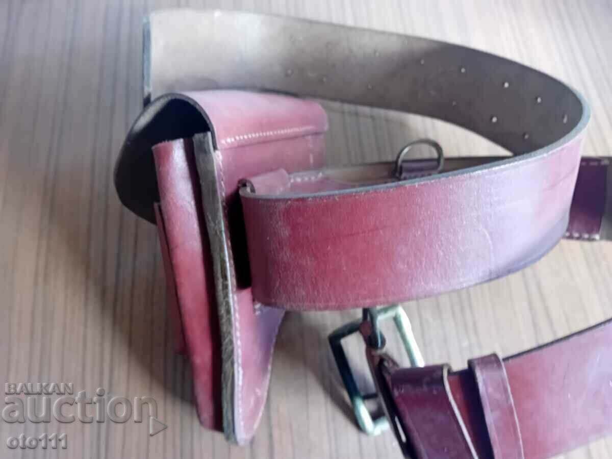 BELT WITH HOLSTER FOR WALTER PPK - 6 BELT WITH HOLSTER FOR WALTER PPK - 6