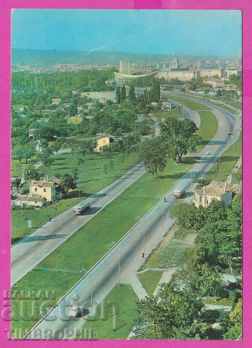 308427 / Варна Автострадата - Златни Пясъци 1972 Фотоиздат