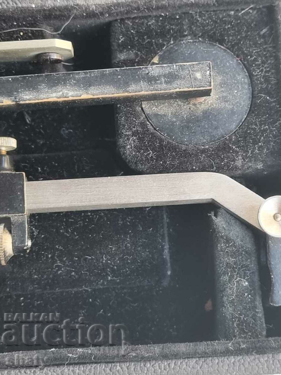 Delivery of Planimeter. Old military measuring set Delivery of Planimeter. Old military measuring set