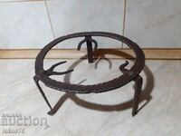 A great hand-forged revival fire pit, hearth, grill