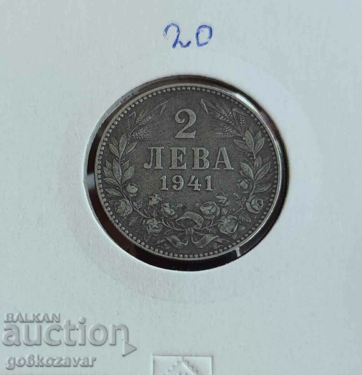 Auction Bulgaria 2 BGN 1941 Iron rare! Auction Bulgaria 2 BGN 1941 Iron rare!