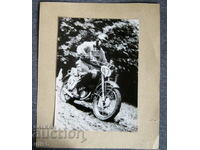 Fotografie veche motocicletă motociclist fotografie