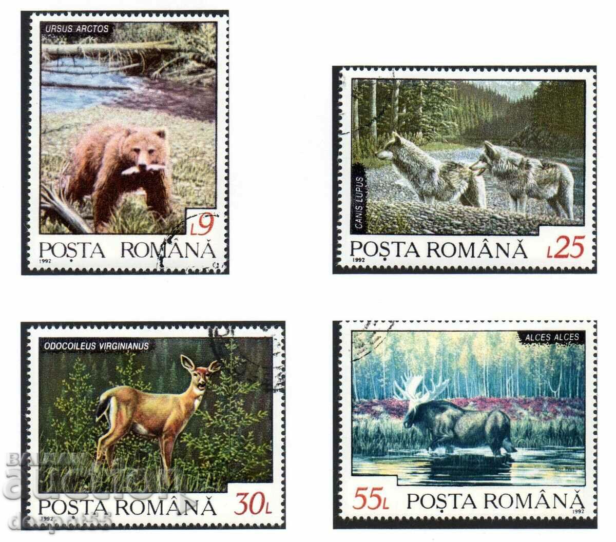 1992. Romania. Animals in the Northern Region.