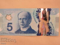 5 долара, Канада, 2013, нова