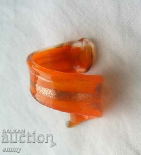 Glass spiral ring, Germany with price 9.00 BGN | € 4.60 Glass spiral ring, Germany with price 9.00 BGN | € 4.60