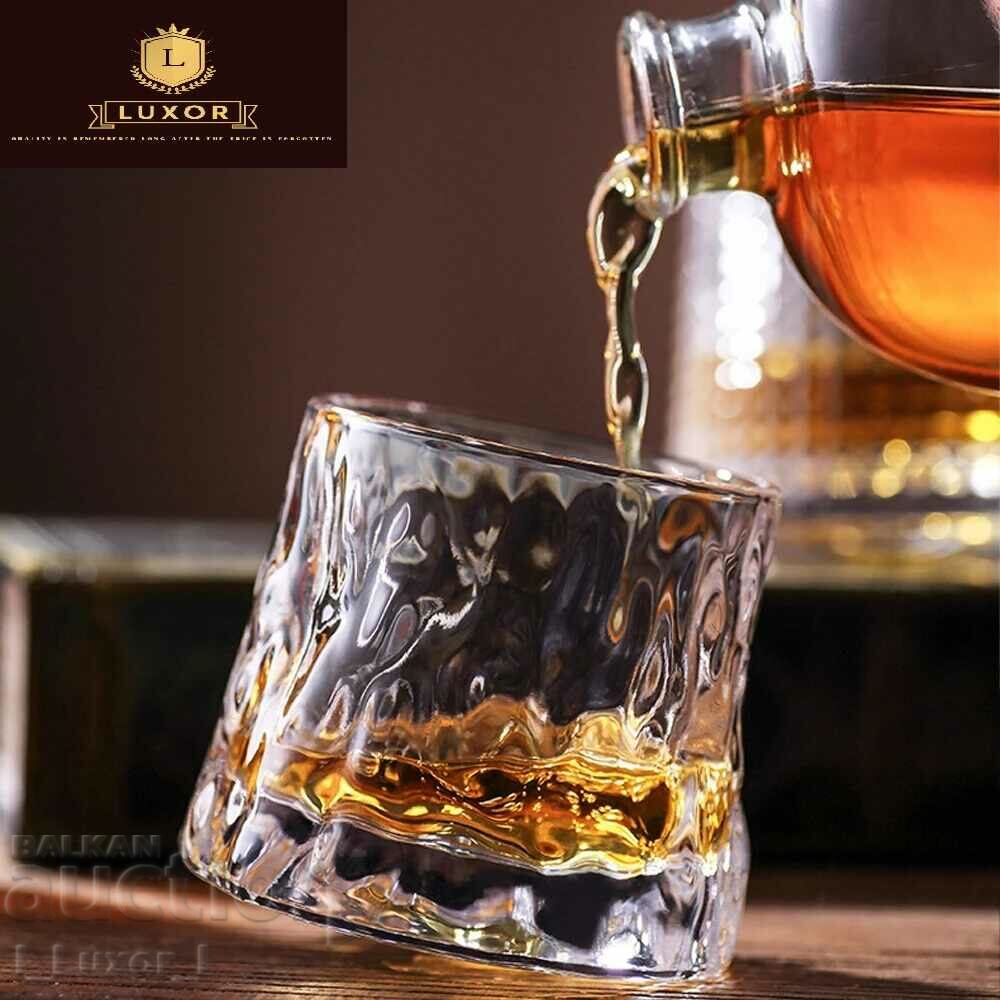 Pahar rotativ pentru whisky tare | Whisky